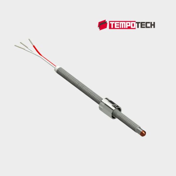 BRTD44- Copper Tip RTD with Armor and Twist Lock Bayonet