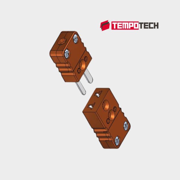 MCH-AKP MINIATURE IN-LINE HIGH TEMP TYPE K PLUG (350° C)