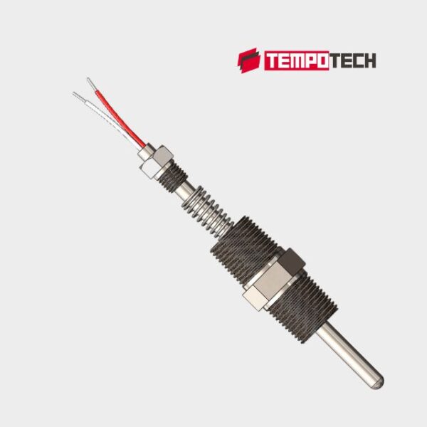 RTD Spring Loaded Threaded Hex Nipple